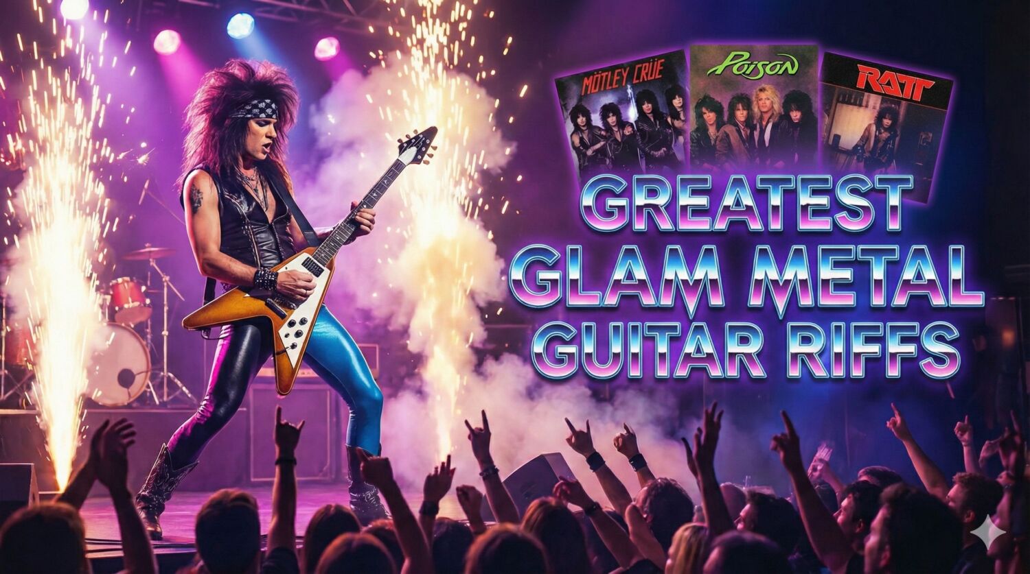glam metal riffs